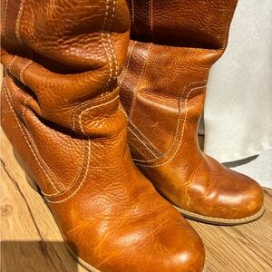 Timberland Women's Heeled Boots - Brown and Tan